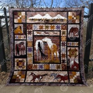 Horsin Around Quilt Blanket Tt99  Quilt